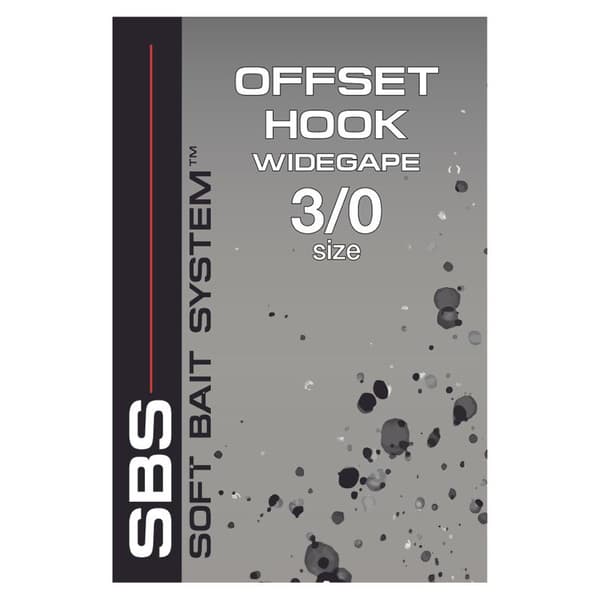 Darts SBS Offset Hook Widegape 3/0 4-pack