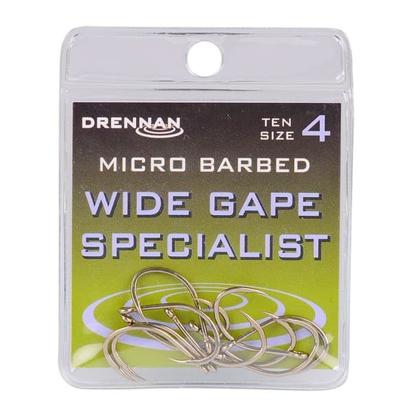 Drennan Wide Gape Specialist Hook 6 10pc