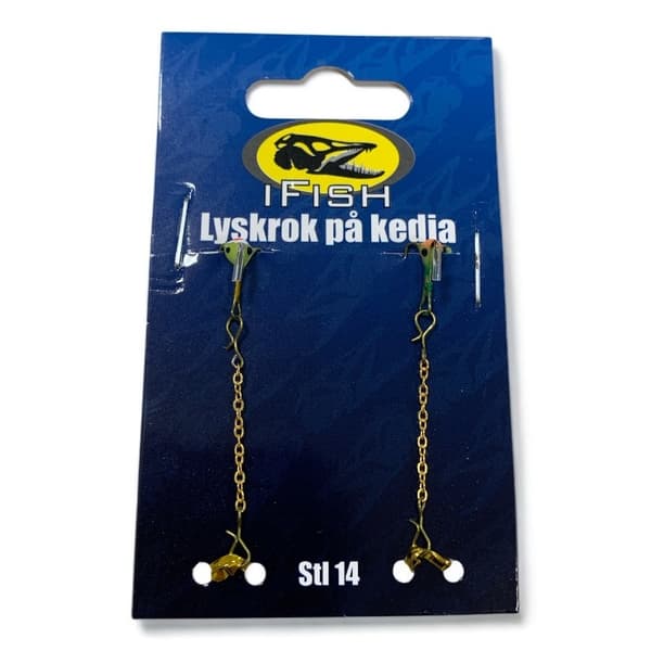 IFISH Lyskrok På Kedja Stl 14, 2-pack