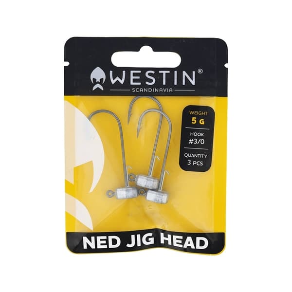 Westin Ned Jig Head #2/0 3,5g Lead 3pcs