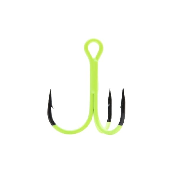 BKK SPEAR-21 UVC #8 Treble Hook, Chartreuse 7-pack