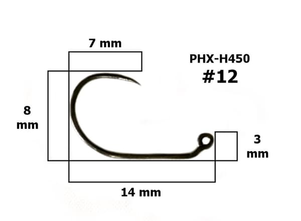 PHOENIX JIG FLY H450 KROK BARBERLÖS B/N - #12 - PHX-H450-12-25