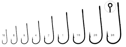 KAMATSU ROUND JIGGER HOOK NO. 3/0 8 kpl 512600330