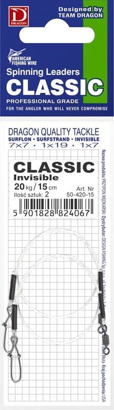 Dragon Invisible FLUOROCARBON CLASSIC -perukesiima 30 cm 10 kg 50-410-30 |PDF-.50-410-30