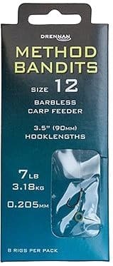 Krog med forfang DRENNAN METHOD BANDITS BARBLESS CARP FEEDER NR.14 HNBCF014|HNBCF014