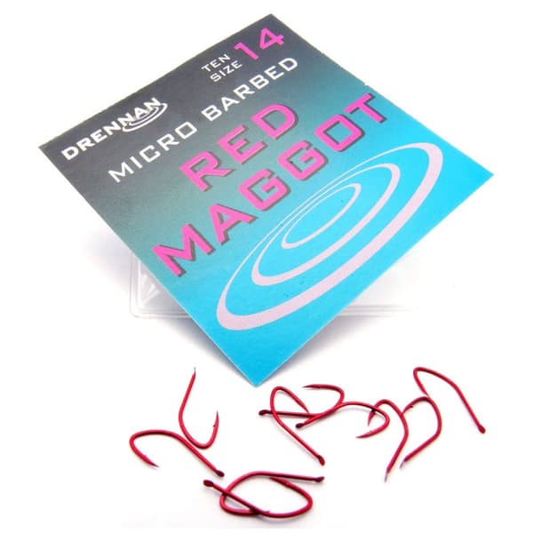 Drennan Red MAGGOT MICRO BARBED krog nr. 14 HSRMGM014 | HSRMGM014