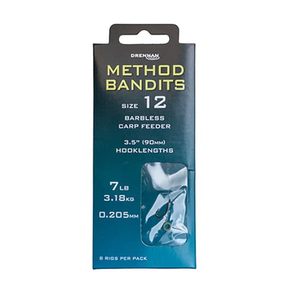 Drennan METHOD BANDITS KARPPISYÖTTÖLAUKKU 0.22MM NR.8 HNBCF008 |HNBCF008
