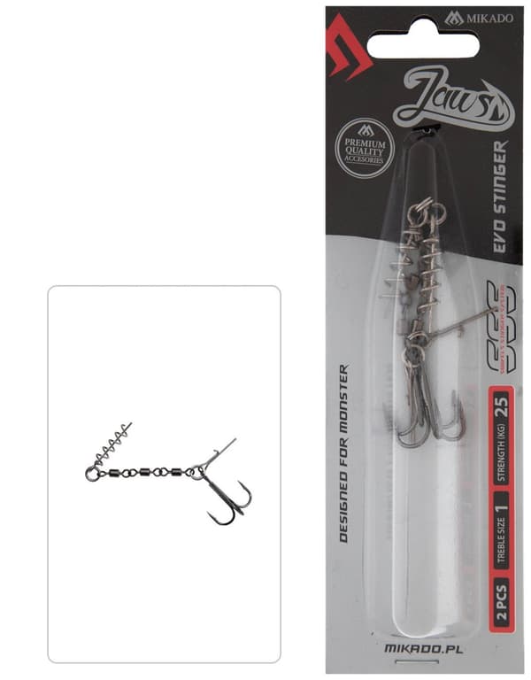 Mikado Stinger 25kg JAWS EVO STINGER -ankkuri nro 1 - 2 kpl.
