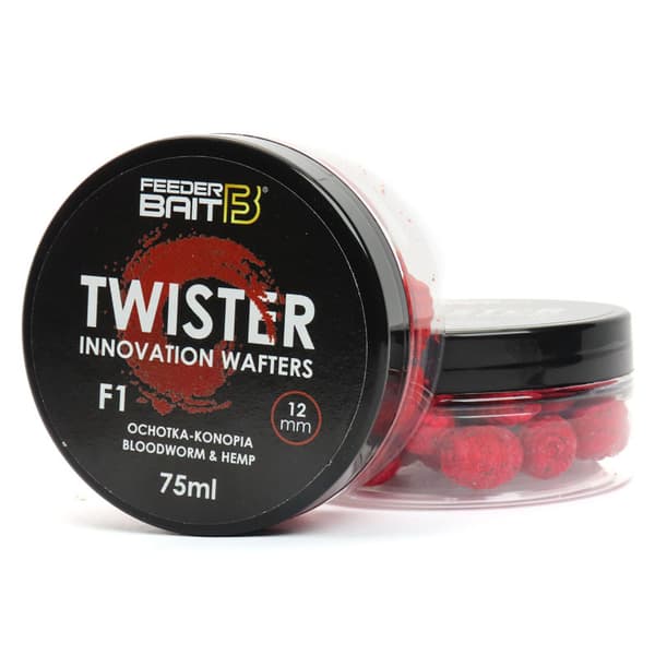 Feeder Bait Twister WAFTERS 12 mm TWISTER F1 - BLOODY BAIT & HEMP 75ml