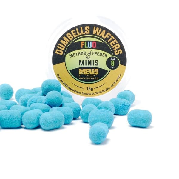 Meus Dumbells Fluo Wafters 8mm MINIS Hellefisk 15g |MDWHT
