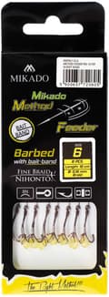 Miniatyrbild 2 av 3: Method Feeder-tafs med gummiband, krok nr. 4, fläta 0,16 mm/10 cm, 8 st.