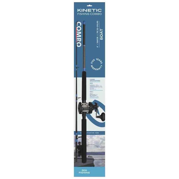 Kinetic Uistelukombo Boat Cc Musta 1.83 m / 100-400 g