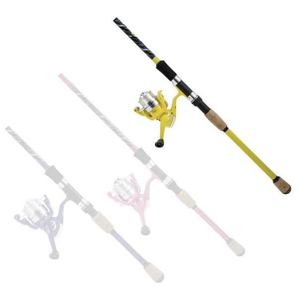 Okuma Snurrande Kombination Fin Chaser X Gul 1.98 m / 1/8-1/2 Oz