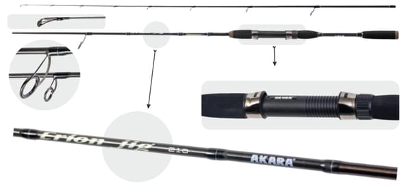 Spiningas AKARA «ERION Jig (2-8) TX-30» 2X lgis 228 cm Testas 2-8g.