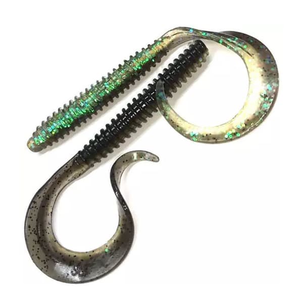 Guminukas - Sliekas 90mm Savage Gear Rib Worm Blue Glitter