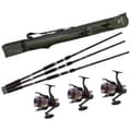 Miniatyrbillede 1 af 3: Lineaeffe Carpfishing Combo Top 3 Sort 3.60 m