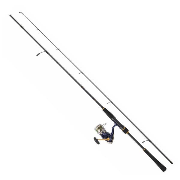 Daiwa Pyörivä Yhdistelmä Crest Tsuki Jb 4 X Ctsb802hmhfs+ct20lt4000cjbx4dg Hopeinen 2.13 m / 10-35 g