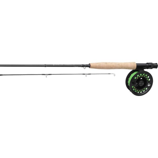 Kinetic Kombination Af Fluefiskeri Airborn Ct Sort 2.75 m / Line 6 / 7