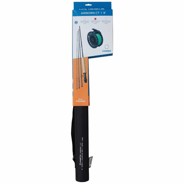 Kinetic Kombination Af Fluefiskeri Airborn Ct Sort 2.75 m / Line 6 / 7