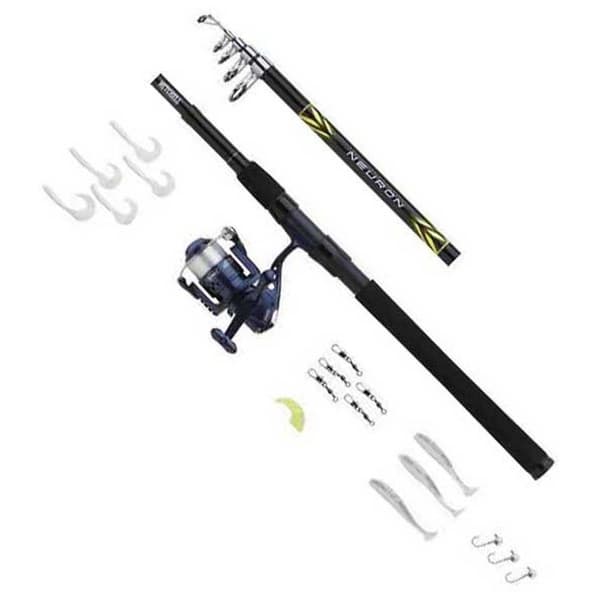 Mitchell Snurrande Kombination Neuron Sw Svart 1.82 m / 5-15 g