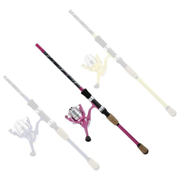 Okuma Pyörivä Yhdistelmä Fin Chaser X Pinkki 1.83 m / 1/8-3/8 Oz