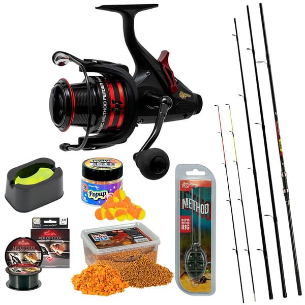 Benzar Mix Carpfishing Combo Classic Method+runner Classic 6000 Transparent 3.60 m / 100-150 g