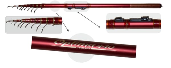 Meškerė boloninė AKARA OPTIMA Compact TX-30 Ilgis 5.0 m Testas 10-30g