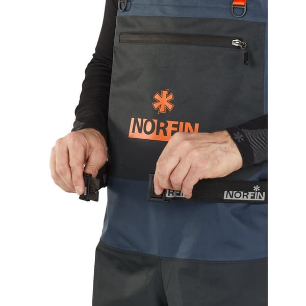 Norfin kahluuhousut saappailla Pilot Bootfoot, musta 44 - XL