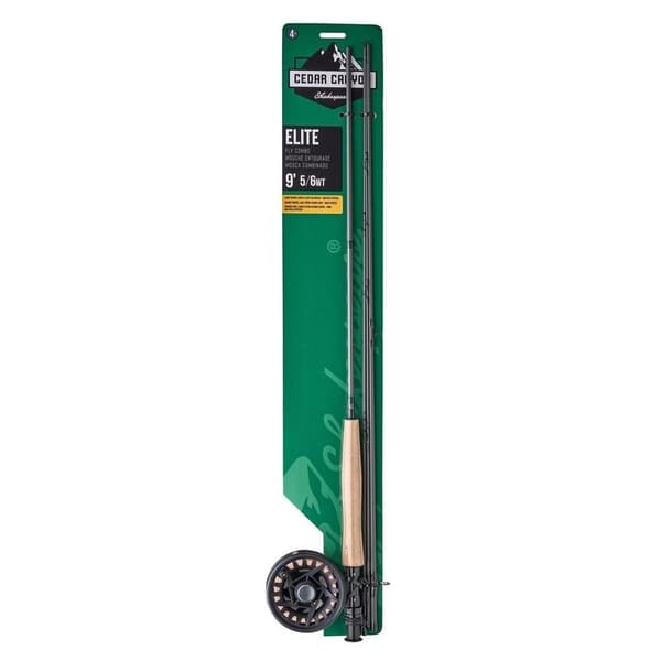 Shakespeare Elite Rod. Reel. Line & Leader Combo  2.74 m / Line 5 / 6
