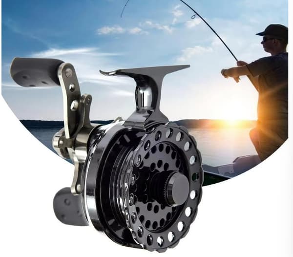Fiskehjul Hjul Venstre/Højre Hånd Spinning Fiskehjul DWS60 4+1BB 2.6:1 Fluefiskehjul Hjul Med Høj Fod Fiskehjul