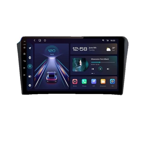 Toyota Avensis bilradio, Multimedia Navigation, Android Carplay Stereo, WIFI 1GB-32GB B-2