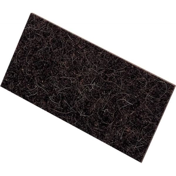 Slippsandpapper - Kronor - 14x28x1cm - Svart - Cellgummi - Klistrad flytande