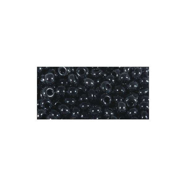 Perle rocaille med silverbesättning Hämatit Ø2,6mm 16 g
