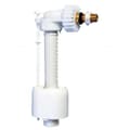 Miniatyrbild 1 av 2: Tyst hydraulisk flottörventil - REGIPLAST - 3/8" sidomatning - 6-9L justering - Vit mässing