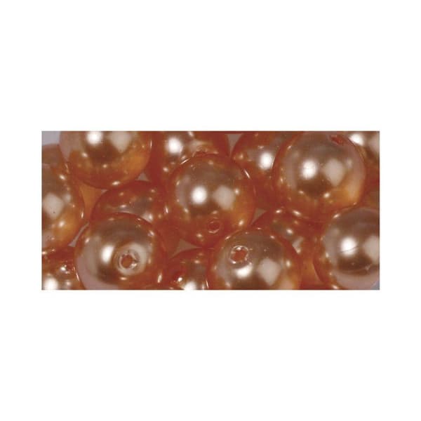 Pärlemor Renässans Persika 8 mm 25 stycken