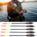 Miniatyrbillede 6 af 8: 5 stk holdbare Balsa træ fiskeflåder Bobber Multipurpose Fisk Foder Baits Tilbehør Kit ( )