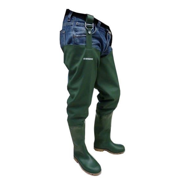 Shimano Fishing Pvc Thigh Boot Grøn EU 43 Mand