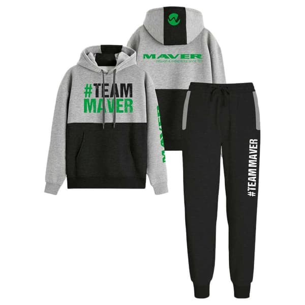 Maver Verryttelypuku Team Harmaa 2XL Mies