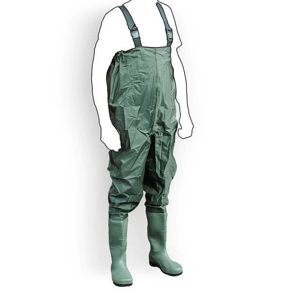 Vihreät kahluuhousut BITUXX Fishing kahluuhousut koko 46