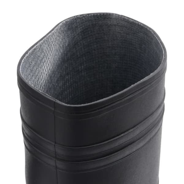 vidaXL Regnstövlar svart strl 38 PVC