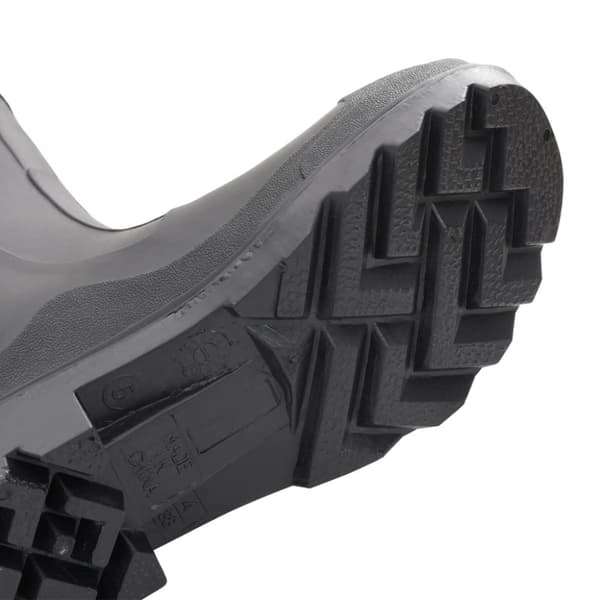 vidaXL Regnstövlar svart strl 38 PVC
