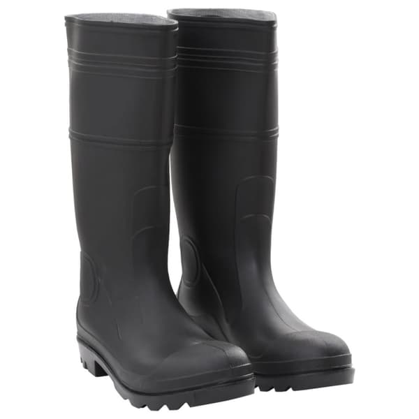 vidaXL gummistøvler str. 45 PVC sort