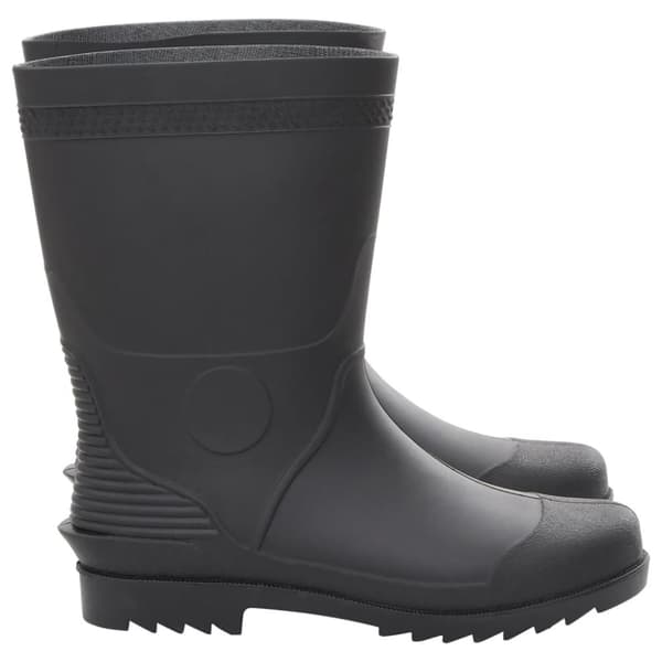 vidaXL Regnstøvler svart str 45 PVC