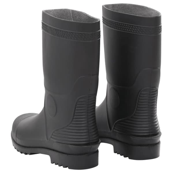 vidaXL Regnstøvler svart str 45 PVC