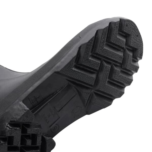 vidaXL Regnstøvler med avtakbare sokker svart str 42 PVC