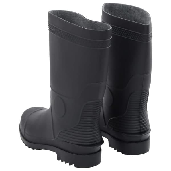 vidaXL Regnstøvler svart str 42 PVC