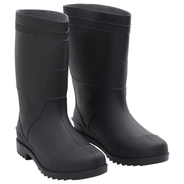 vidaXL Regnstøvler svart str 42 PVC