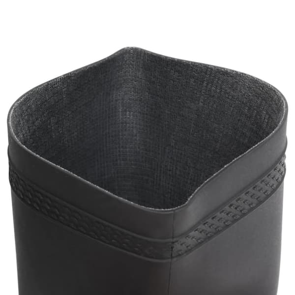 vidaXL Regnstövlar svart strl 44 PVC