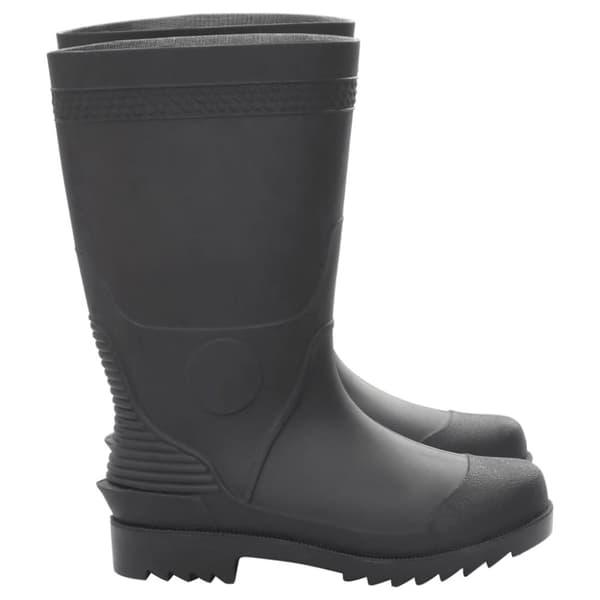 vidaXL Regnstövlar svart strl 40 PVC