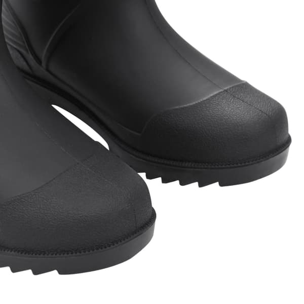 vidaXL Regnstövlar svart strl 40 PVC